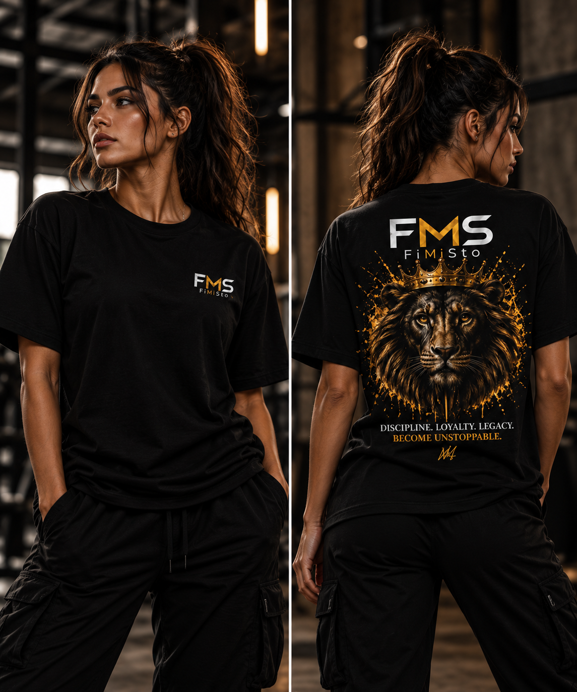 FiMiSto Lion Legacy Oversized Tee