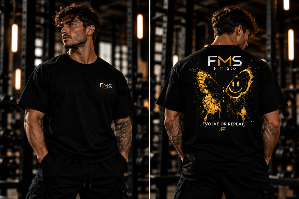FMS FiMiSto 'Evolve or Repeat' Butterfly Graphic T-Shirt